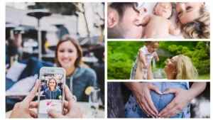 collage familiefoto's