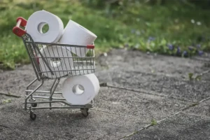 wc-papier, bezuinigen, besparen