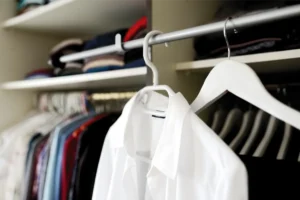 kleerkast, kleding, hemd, kapstok